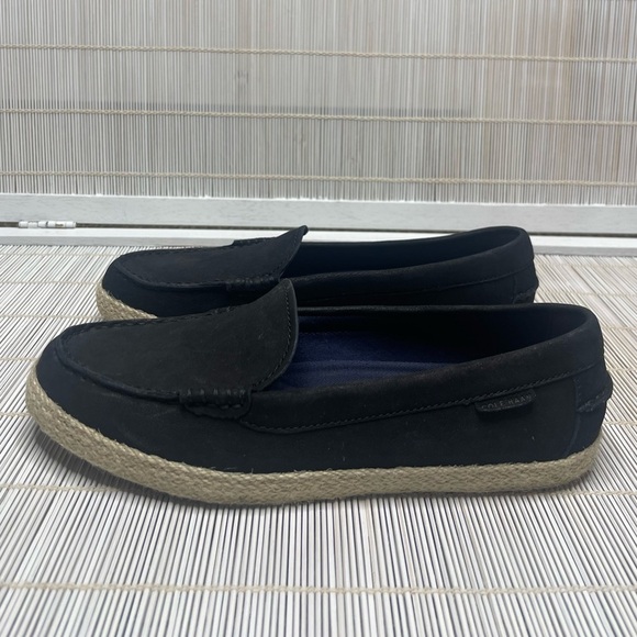 Cole Haan Nantucket Espadrille Loafers Black Size 8.5 - Picture 4 of 10
